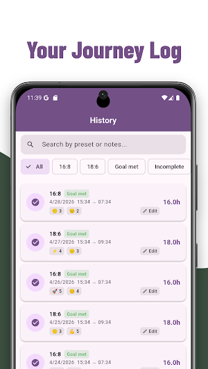 Fast Goal Tracker Screenshot 1