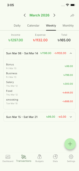 Mango Finance - Daily Expense Screenshot 3