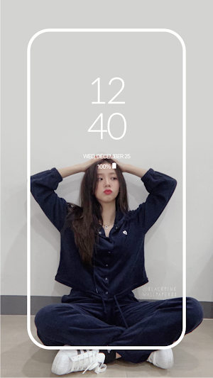 JISOO(Black Pink) HD Wallpaper Screenshot 1