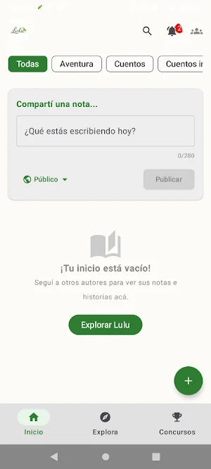 Lulu comunidad de lectores Screenshot 0