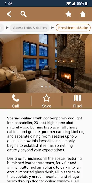 Executive Hotel Whistler Screenshot 2