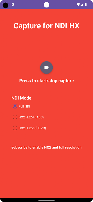 Capture for NDI HX Screenshot 0
