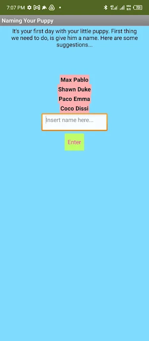 My Virtual Puppy Screenshot 1
