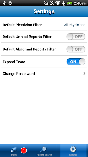 LabWorks Physician Portal Screenshot 2