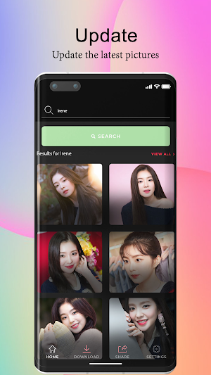 Material Red Velvet Wallpaper Screenshot 2