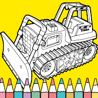 Bulldozer Coloring Book