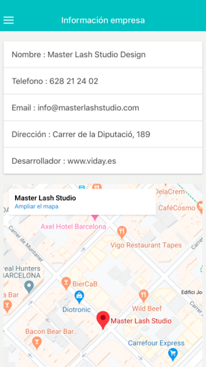 Master Lash Studio Design Screenshot 2