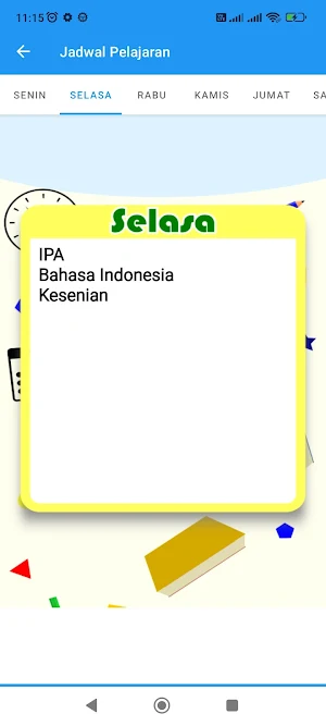 Jadwal Pelajaran Screenshot 2