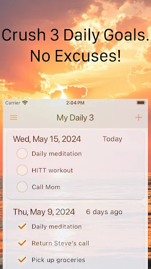 My Daily 3 Screenshot 0