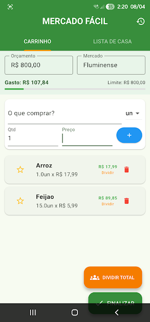Mercado Fácil Screenshot 1