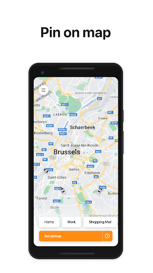 B Taxi Brussels: Rides, 24/7 Screenshot 0