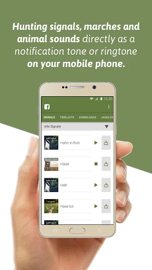 Hunting Signals, Marches, Animal Sounds, Lexicon Screenshot 0