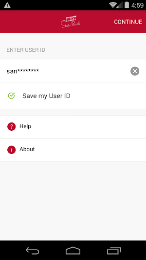 MyFSBCard Screenshot 1