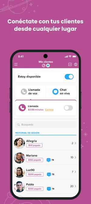 Psíquicos para Asesores Screenshot 1