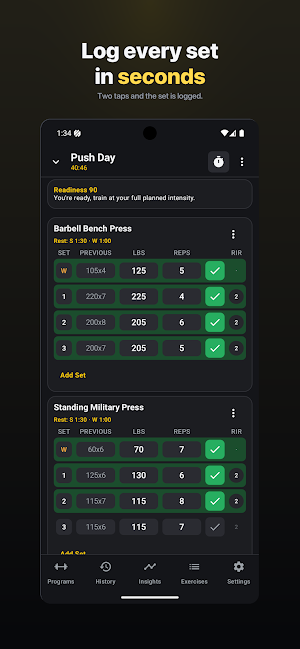 Loadex - Strength Tracker Screenshot 1