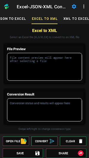 Excel/JSON/XML Converter Screenshot 3