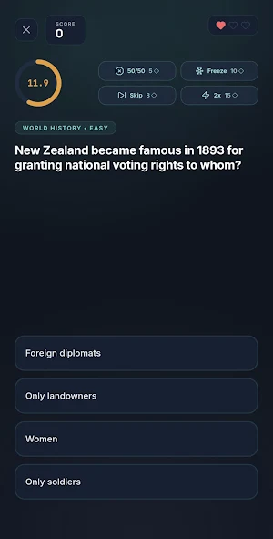 Rapid Fire Trivia Quiz Screenshot 2