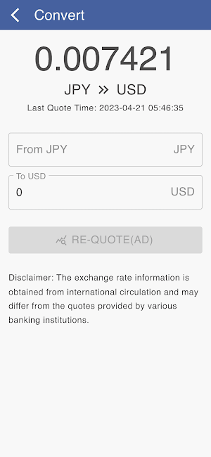USD to JPY Screenshot 3