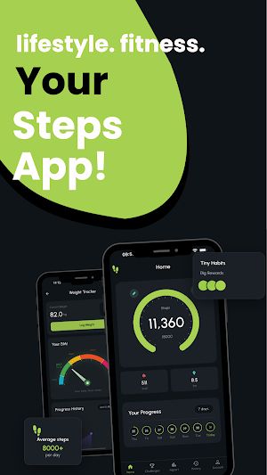 Strift: Step & Weight Tracker Screenshot 0