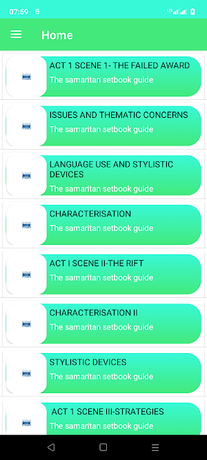 The samaritan setbook guide Screenshot 3