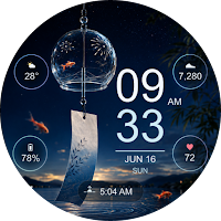 Furin Wind Chime Watch Face