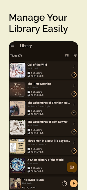 BooksVox Audiobook Player Screenshot 3