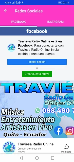 Traviesa Radio Online Screenshot 3
