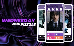 Wednesday Jigsaw Puzzle Game Screenshot 0