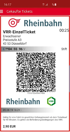 Rheinbahn Screenshot 1