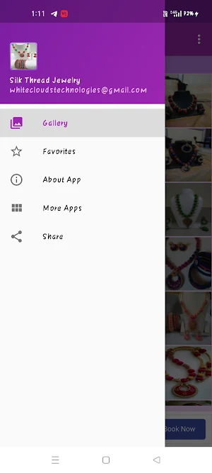 Silk Thread Jewellry Gallery Screenshot 0
