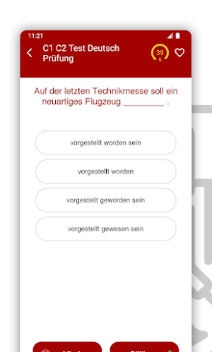 C1 C2 Test Deutsch Prüfung Screenshot 2