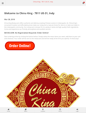 China King Indianapolis Order Screenshot 3