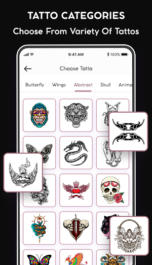 Tattoo design: Tattoo editor Screenshot 1
