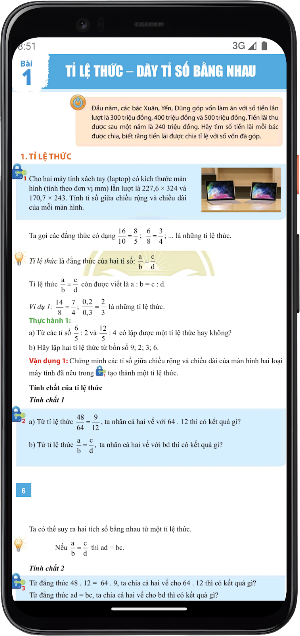 Toán Lớp7 - Tập hai Screenshot 0