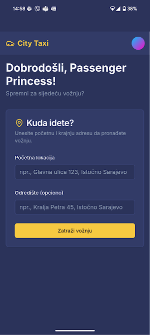City Taxi East Sarajevo Screenshot 0