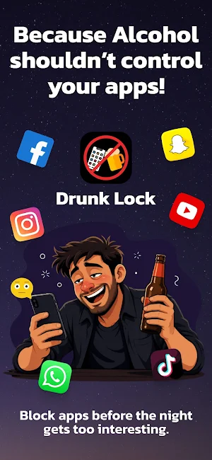 Drunk Lock - Unlock Apps Sober Screenshot 0