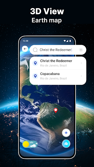 Live Earth Map: 3D View Screenshot 2
