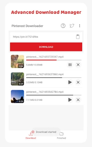 Video Downloader For Pinterest - Photo & GIF Screenshot 2
