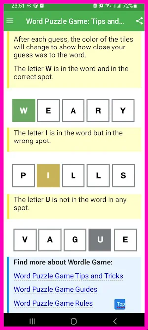 Word Puzzle Game Tips Screenshot 2