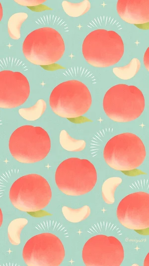 peach wallpaper Screenshot 0