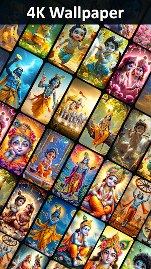 Shree Krishna Wallpaper HD 4K Screenshot 0