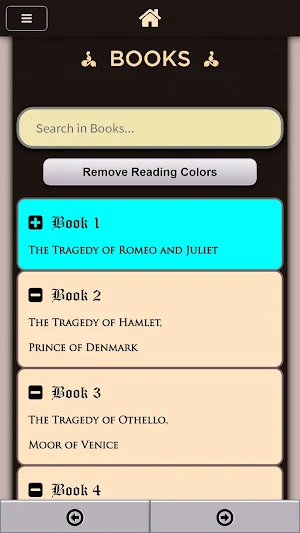 Shakespeare All Books Screenshot 1