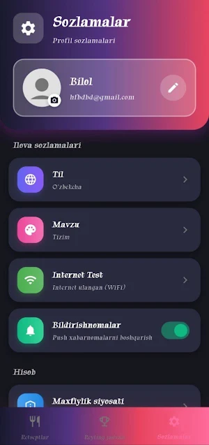Retseptlar Kitobi Screenshot 3