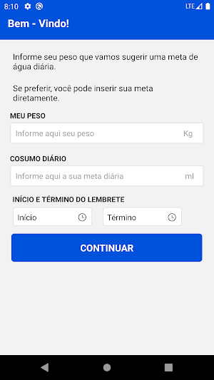 Lembrete - Beber Água Screenshot 0