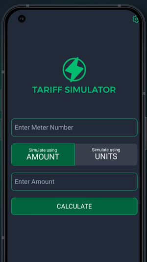 ZESCO Tariff Simulator Screenshot 1