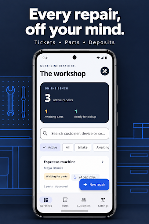 Repair Parts & Deposits Screenshot 0