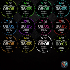 Time Matrix - watch face Screenshot 2
