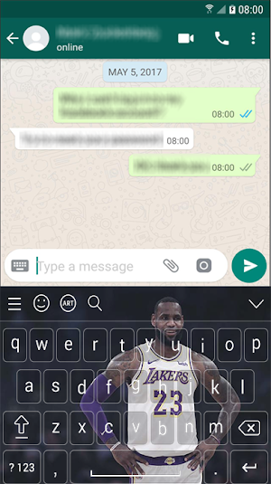 Lebron James Lakers Keyboard NBA 2K20 For Lovers Screenshot 3