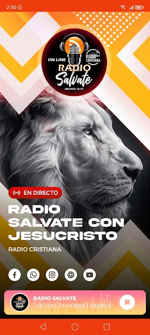 Radio Salvate Screenshot 1