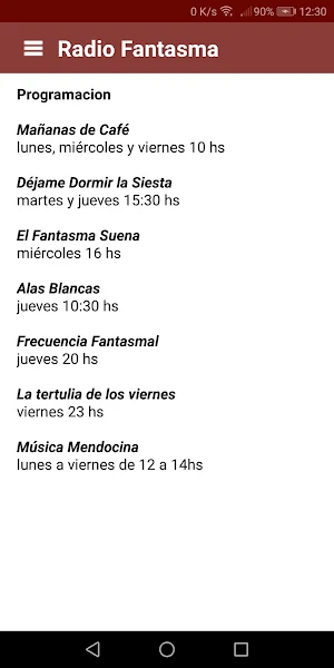 Radio Fantasma Screenshot 2